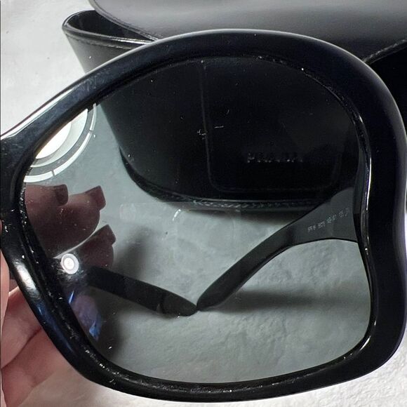 Prada Women's Butterfly Frame Sunglasses SPR 181 Black - COA - Picture 12 of 13